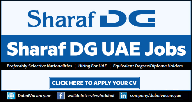 Sharaf Dg Careers Dubai Jobs In Sharaf Dg Group