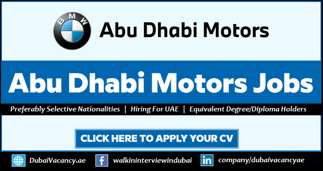 Abu Dhabi Motors Careers