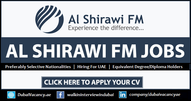 Al Shirawi Careers Dubai