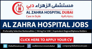 Al Zahra Hospital Careers