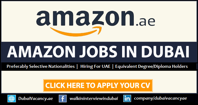 Amazon Jobs in Dubai