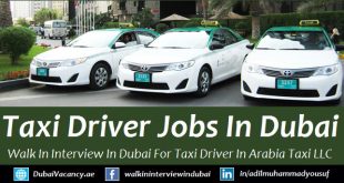 Arabia Taxi Dubai Jobs