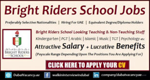 Bright Riders School Dubai Careers