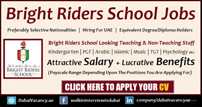 Bright Riders School Dubai Careers