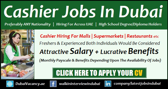 Cashier Jobs in Dubai 1