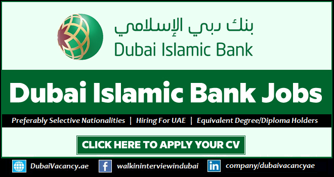 Dubai Islamic Bank Careers UAE