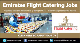 Emirates Flight Catering Careers