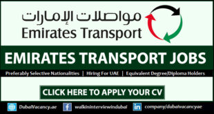 Emirates Transport Careers