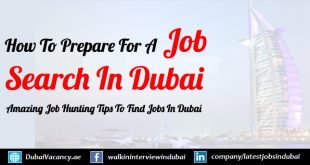 How To Prepare For A Job Search in Dubai