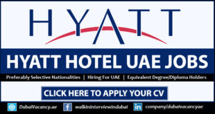 Hyatt Careers Dubai