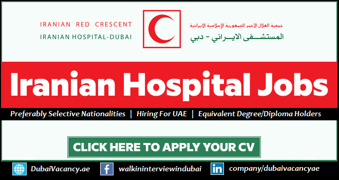 Iranian Hospital Careers Dubai