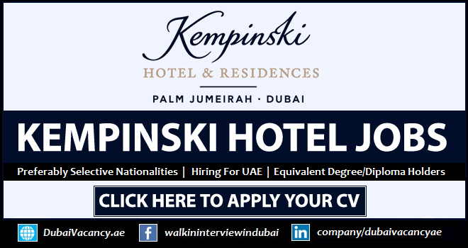 Kempinski Careers Dubai