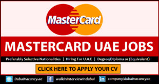 Mastercard Jobs in Dubai