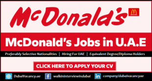 McDonald's UAE Careers