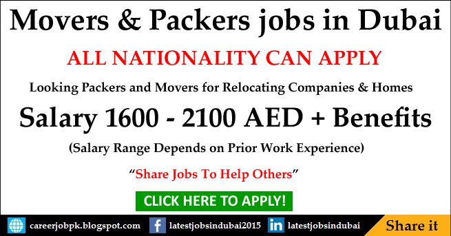 Movers and Packers jobs in Dubai