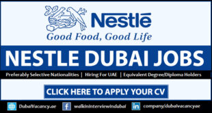 Nestlé Careers Dubai