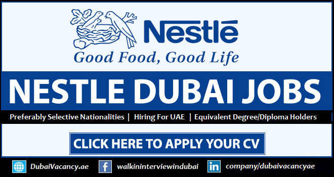 Nestle Careers Dubai