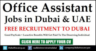 Office Assistant Jobs in Dubai