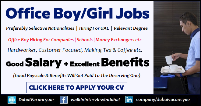 Office Boy Jobs in Dubai 1