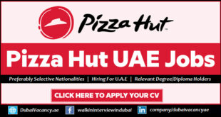 Pizza Hut Careers Dubai