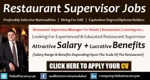 Restaurant Manager Jobs in Dubai