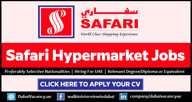 Safari Hypermarket Careers