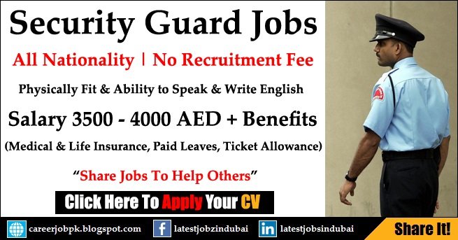 Al Ansari Exchange Security Guard Jobs