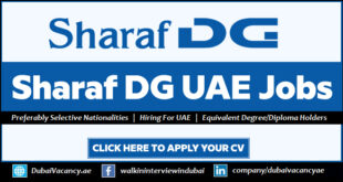 Sharaf DG Careers