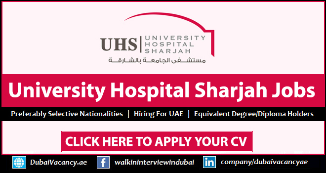 University Hospital Sharjah Careers