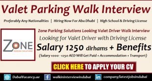 Valet Parking Jobs in Abu Dhabi